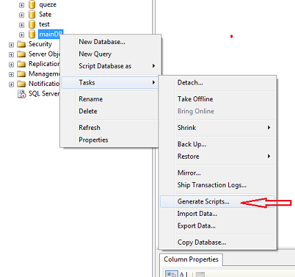 SQL Server attach